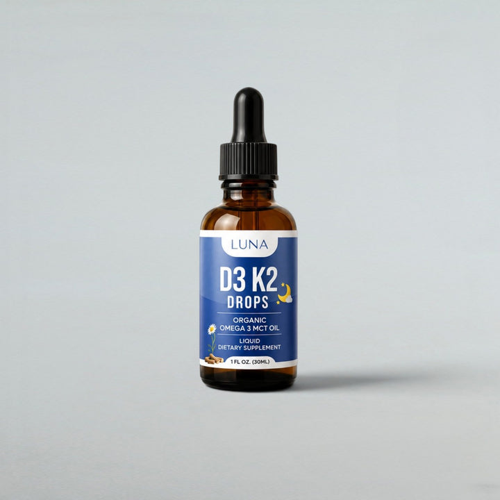 Gotas de vitamina D3, K2 y Omega 3